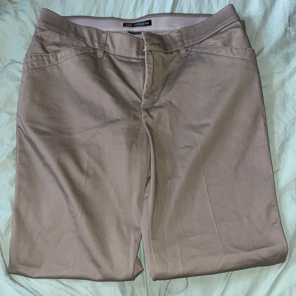8 Petite Straight Leg Khaki